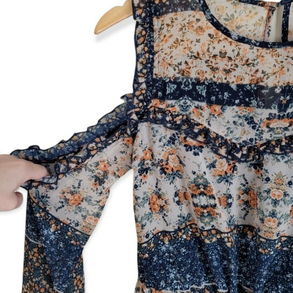 Tularosa floral Cold Shoulder Sundress